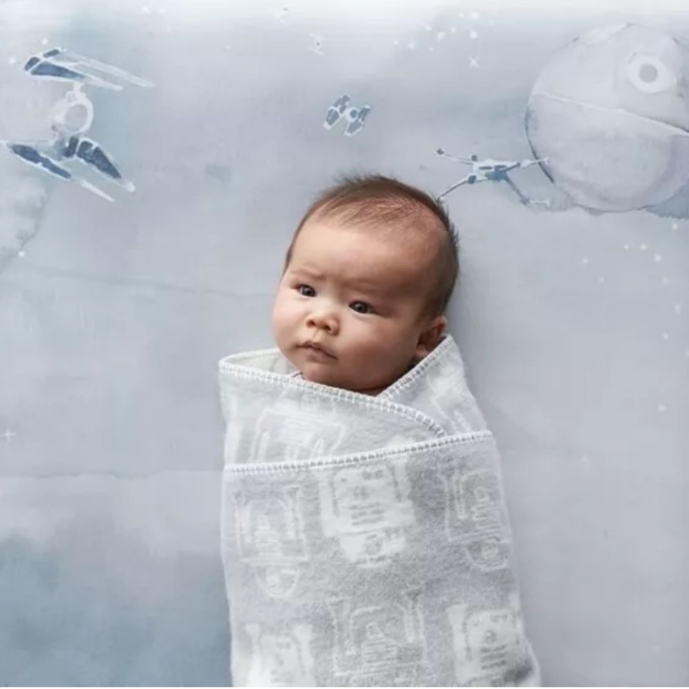 Pottery Barn Kids Star Wars Organic Crib Fitted Sheet